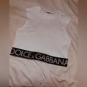 Glitter Reworked One of a Kind D&G Tank